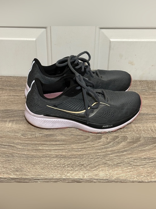 Saucony Shoes - Saucony Guide 14 Womens 8 Wide D Charcoal White Black Sneakers S10655-45